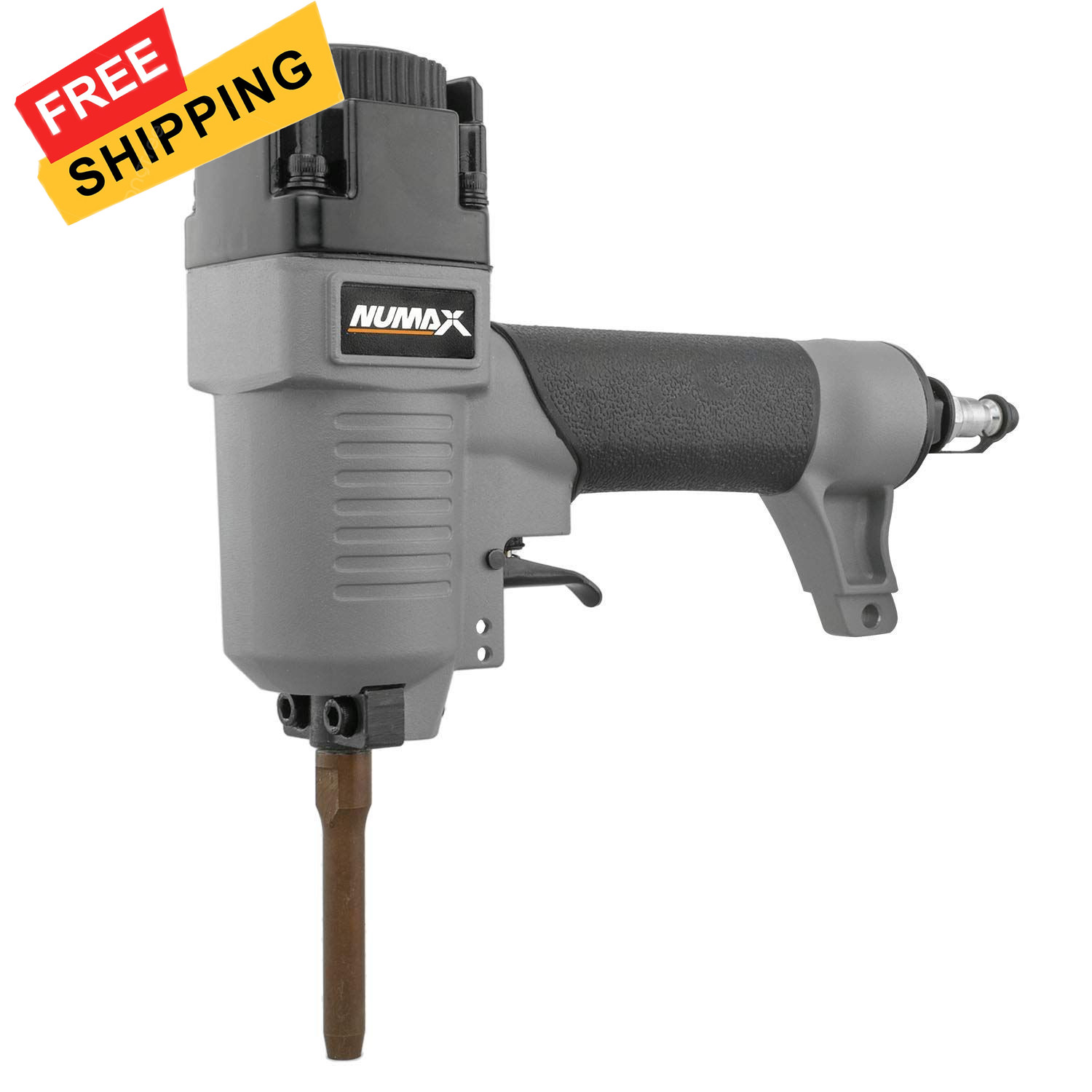 NuMax SPNNR Pneumatic 9-Gauge to 14-Gauge Punch Nailer/Nail Black Color433