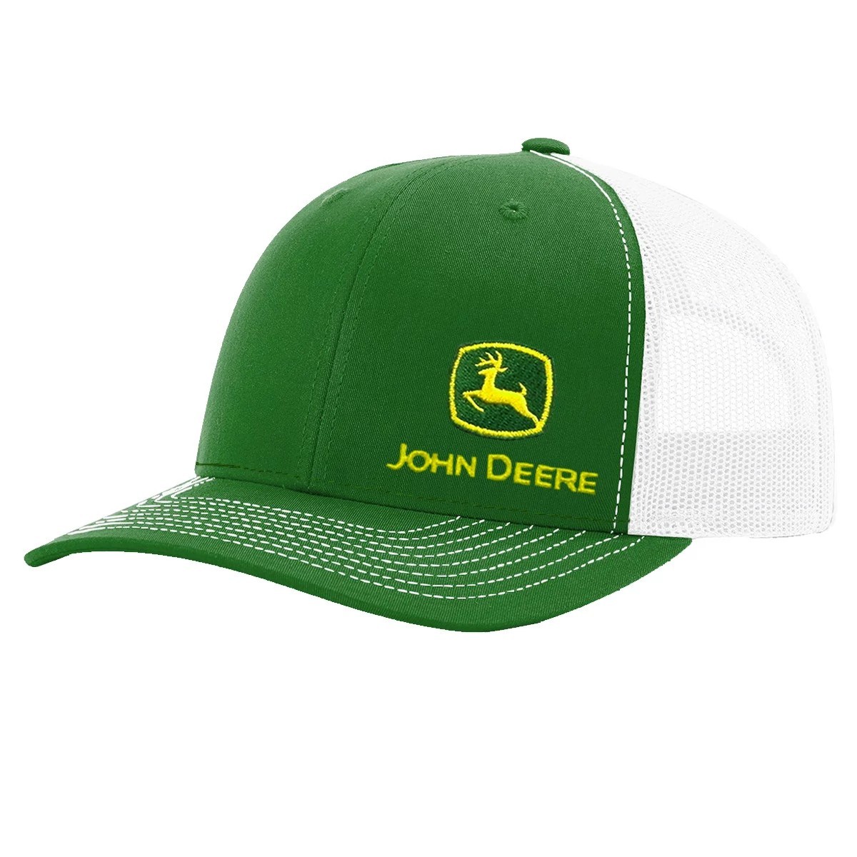 LP82942 - John Deere Moline 112 White Mesh Back Hat