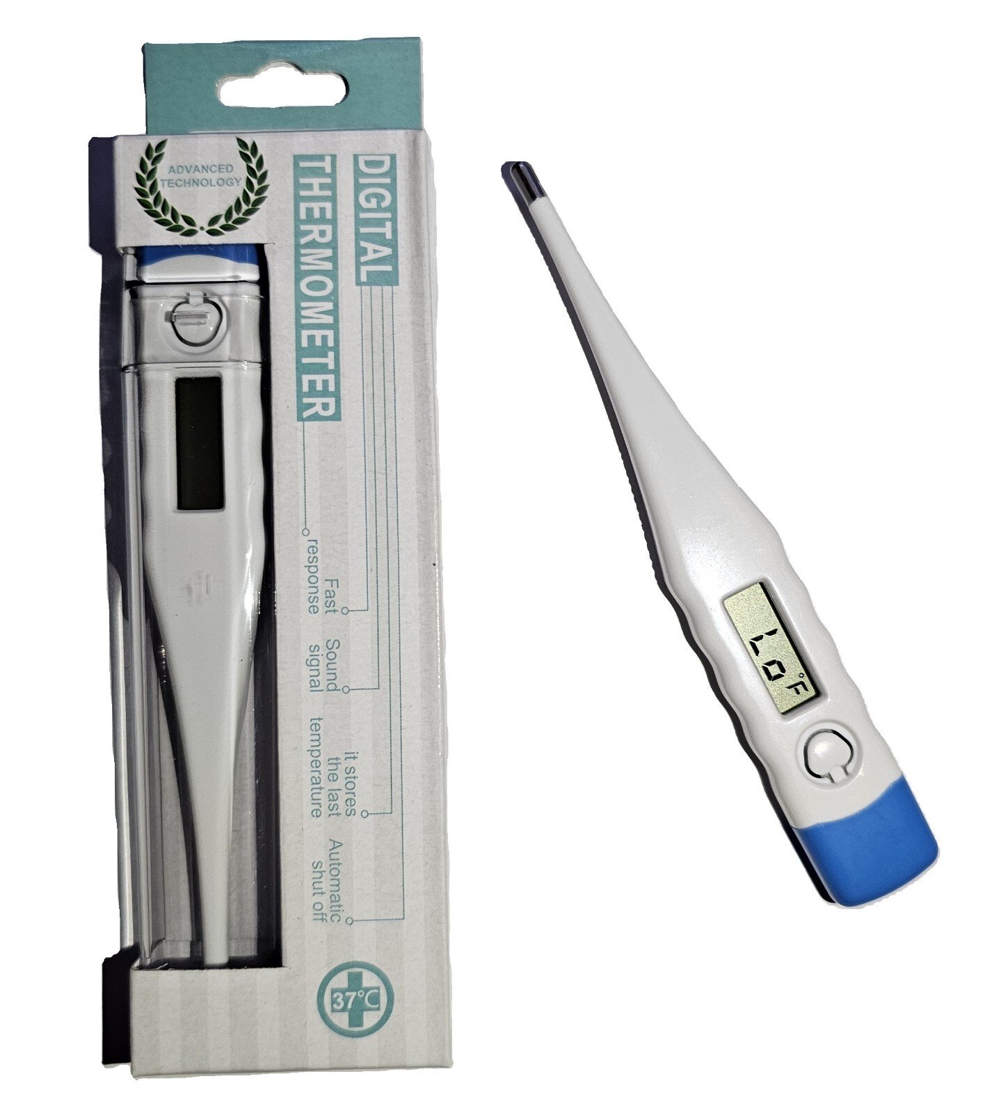 Digital LCD Thermometer Medical Baby Adult Body Kids Safe Ear Mouth Temperature