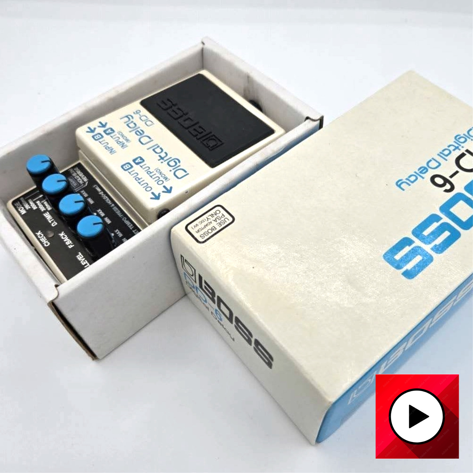 Boss DD-6 Digital Delay Guitar Effects Pedal Used w/Box Used from Japan