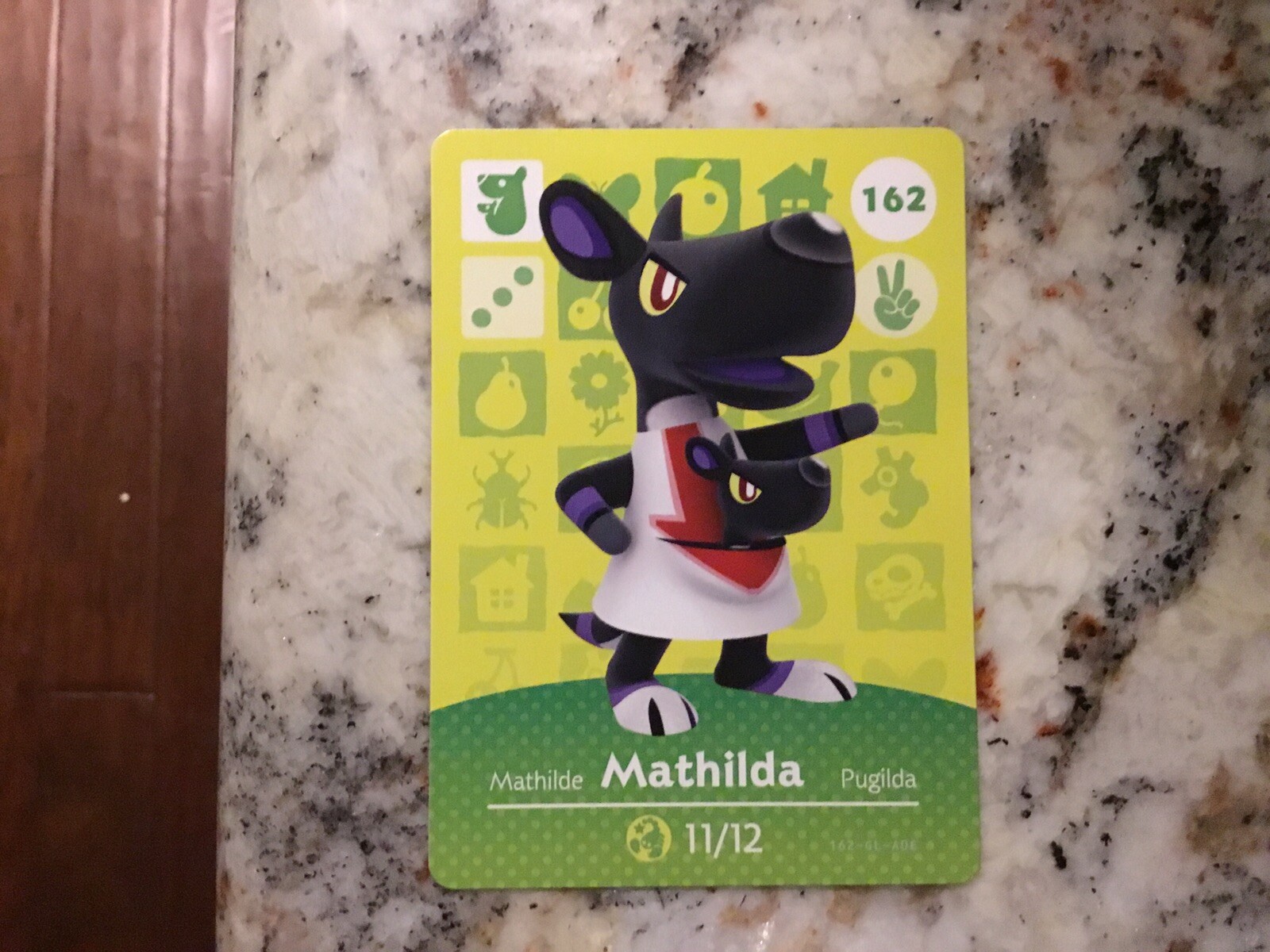 MATHILDA 162 Animal Crossing Amiibo Authentic Nintendo Mint Card From Series 2