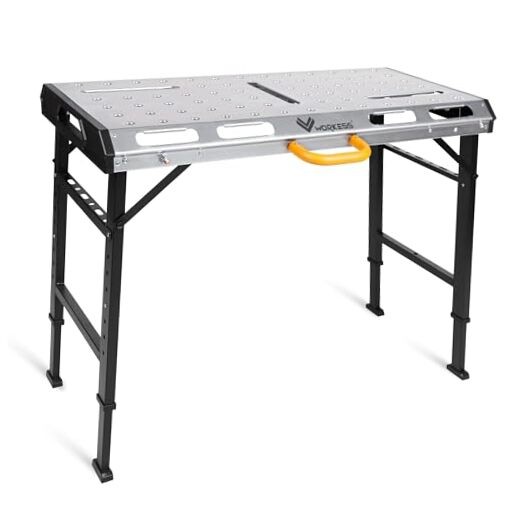 Metal Welding Table Folding 1000 lbs Load Capacity Heavy Duty Steel WB065