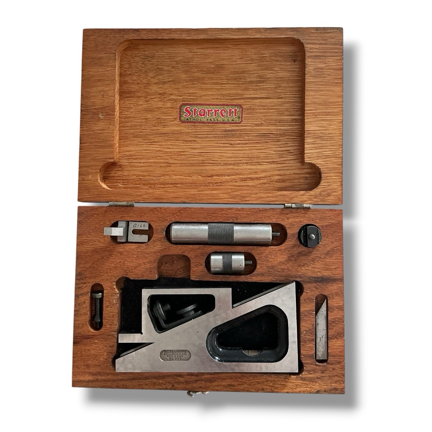 STARRETT 995 PLANER GAGE w/CASE MACHINIST TOOLMAKER GRIND LAYOUT Gauge