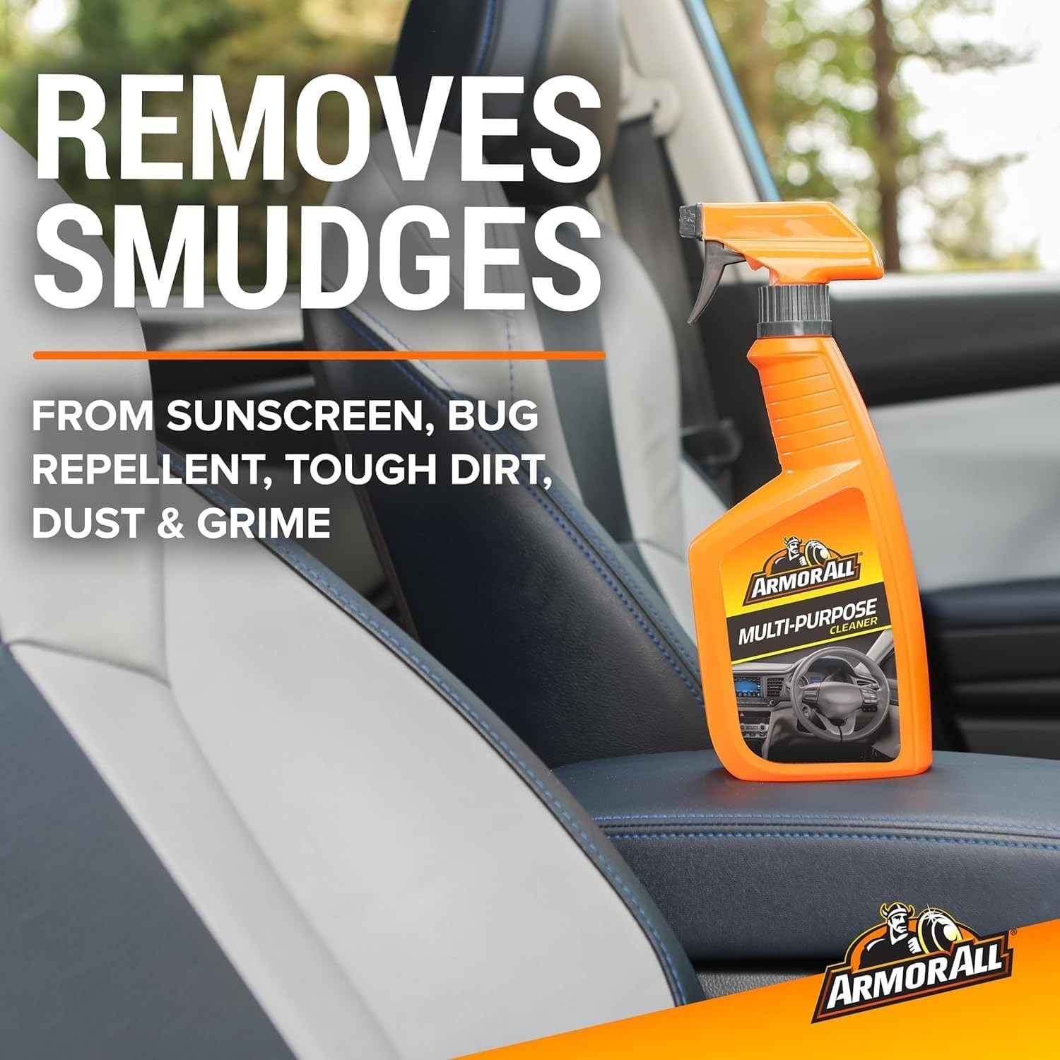 Armor All Multi Purpose Car Interior Cleaner Spray 16oz Dash Vinyl Fabric 1 Pack