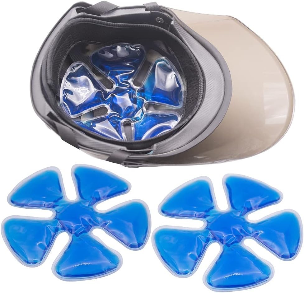 Ice Pack for Hard Hat, Helmet Packs Diameter: 7.5 Inch, Blue (2 Pack)