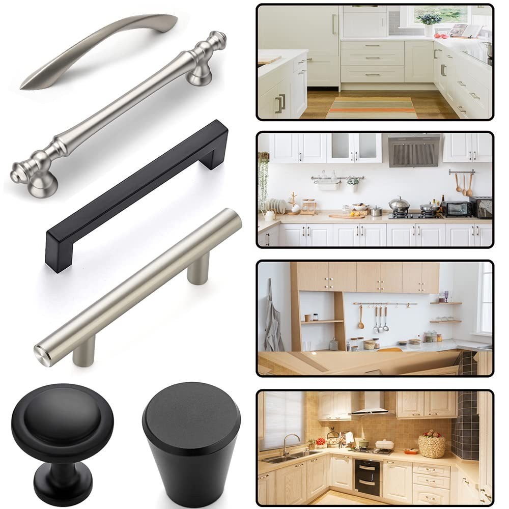 King&Charles Cabinet Hardware Jig with 3 Drill Bits for Handles & Knobs