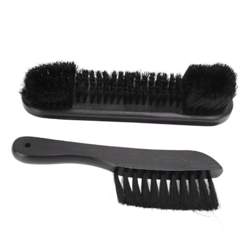 Wooden Billiards Pool Table Brush Kit with 8.5in Rail Brush - Table Brush Kit