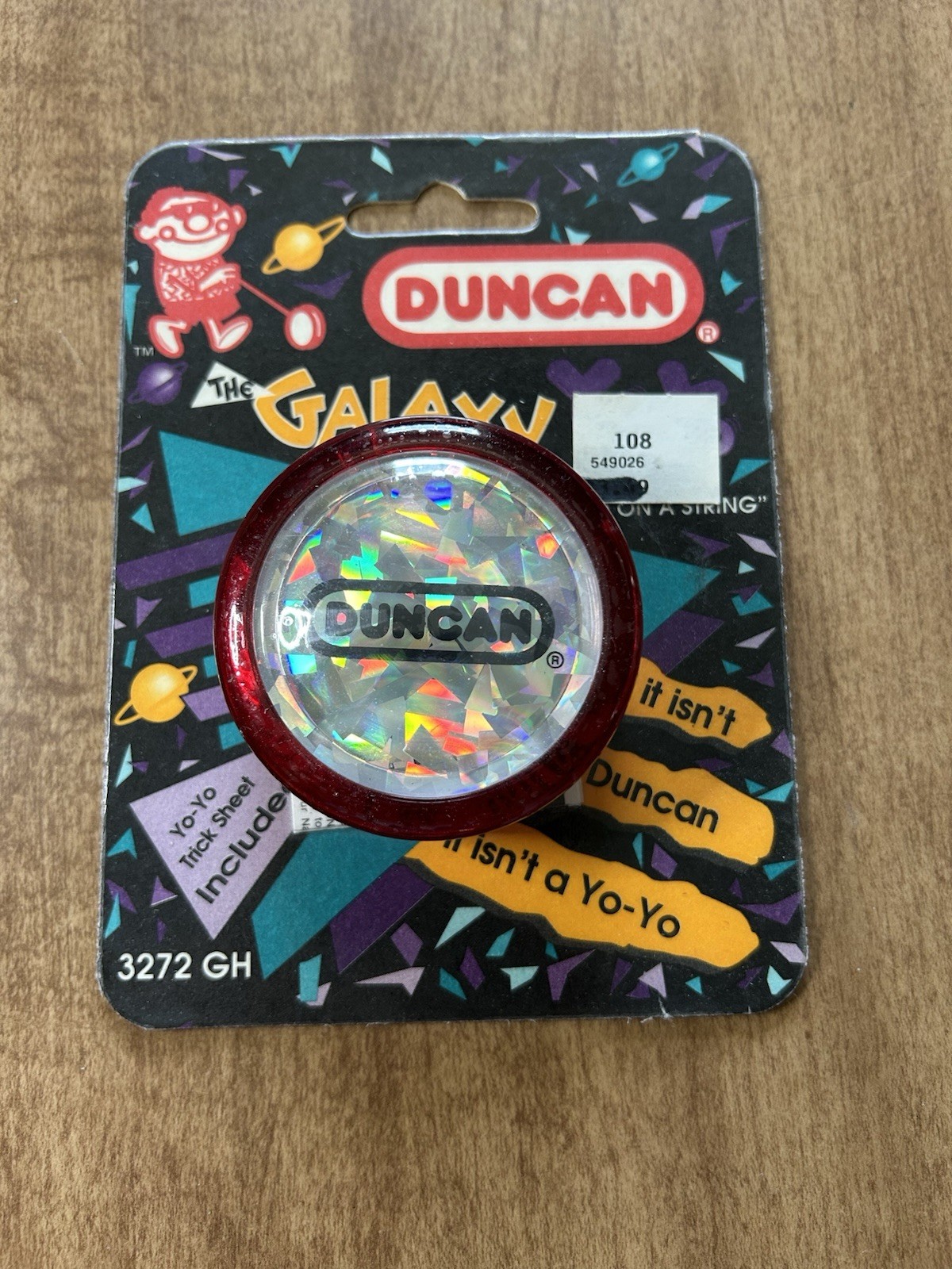Vintage Duncan YO-YO The Galaxy With YO-YO Trick sheet 1989 Made In USA