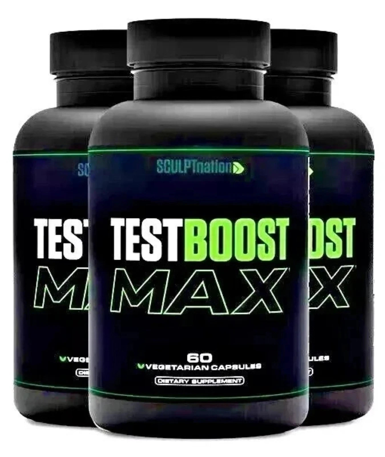 3x-TEST BOOST Max Sculptnation Testosterone Build Muscle Men Fat weight Loss New