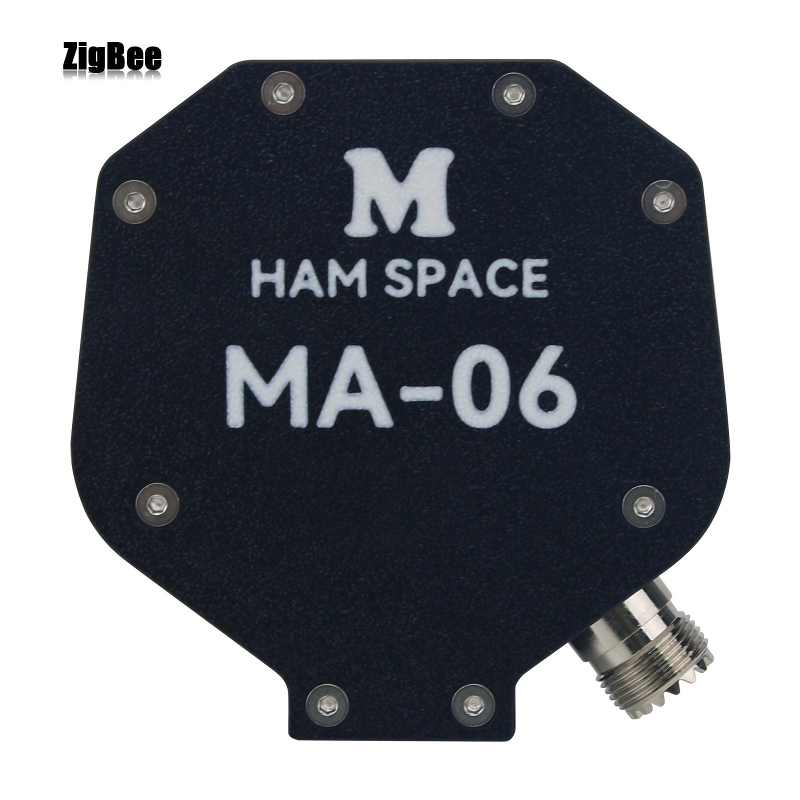 Black MA-06 Positive V + Horizontal Shortwave Telescopic Antenna Base