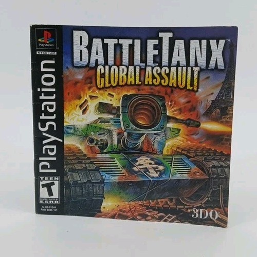 Battletanx Playstation One PS1 Manual Only