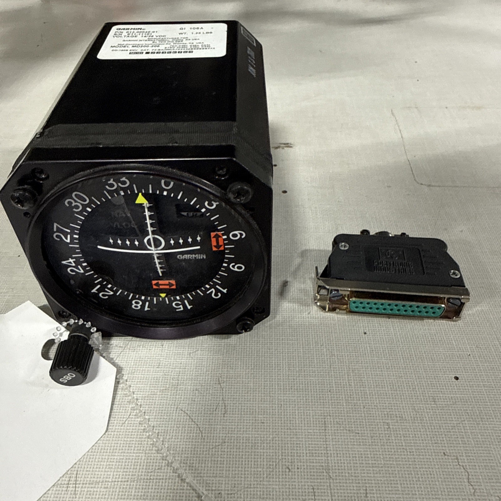 Garmin GI 106A course deviation indicator GPS, NAV and VLOC mode
