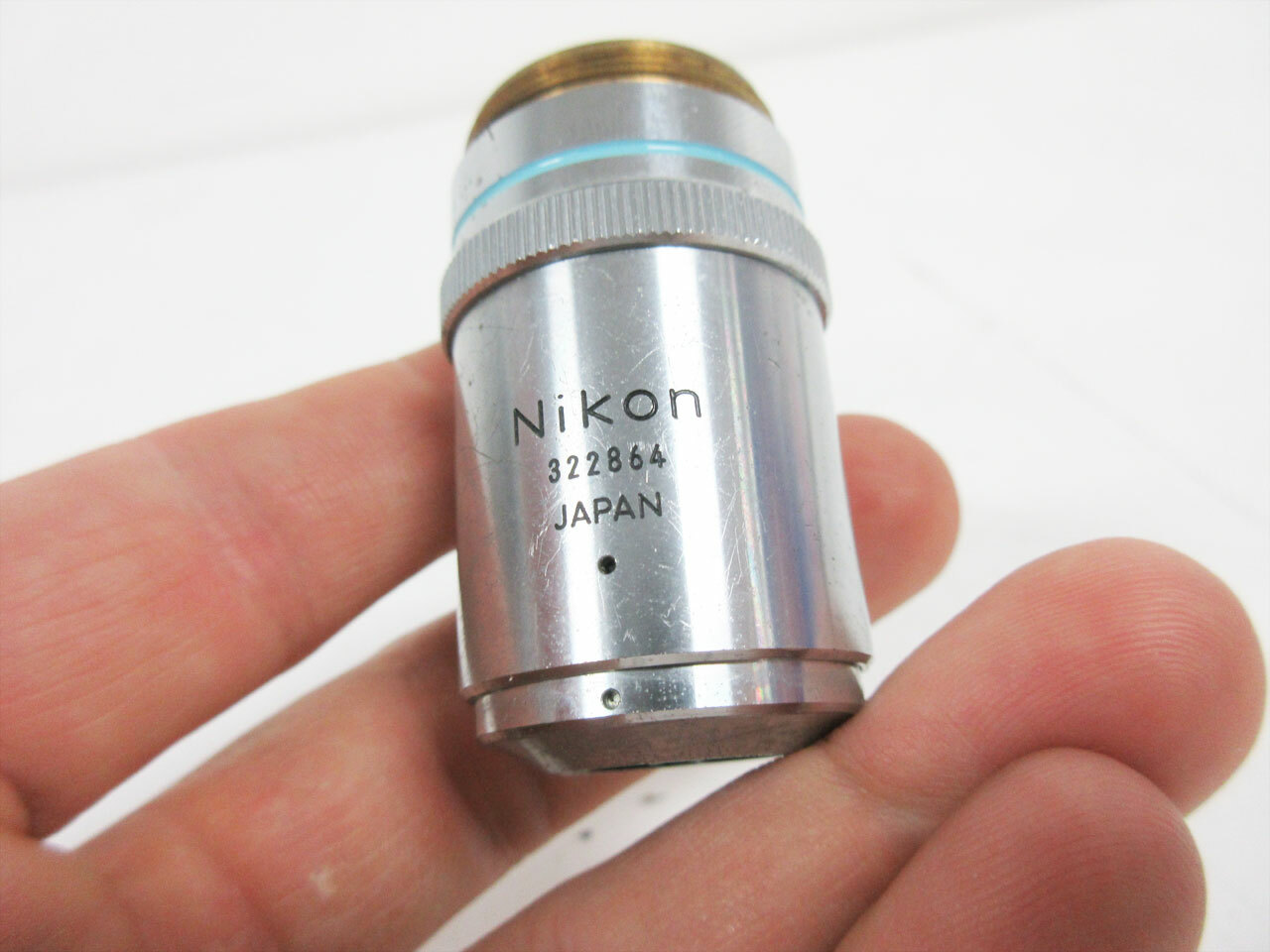 NIKON BD PLAN 40X OBJECTIVE 0.65 210/0 w\ 26 mm THREADS MICROSCOPE