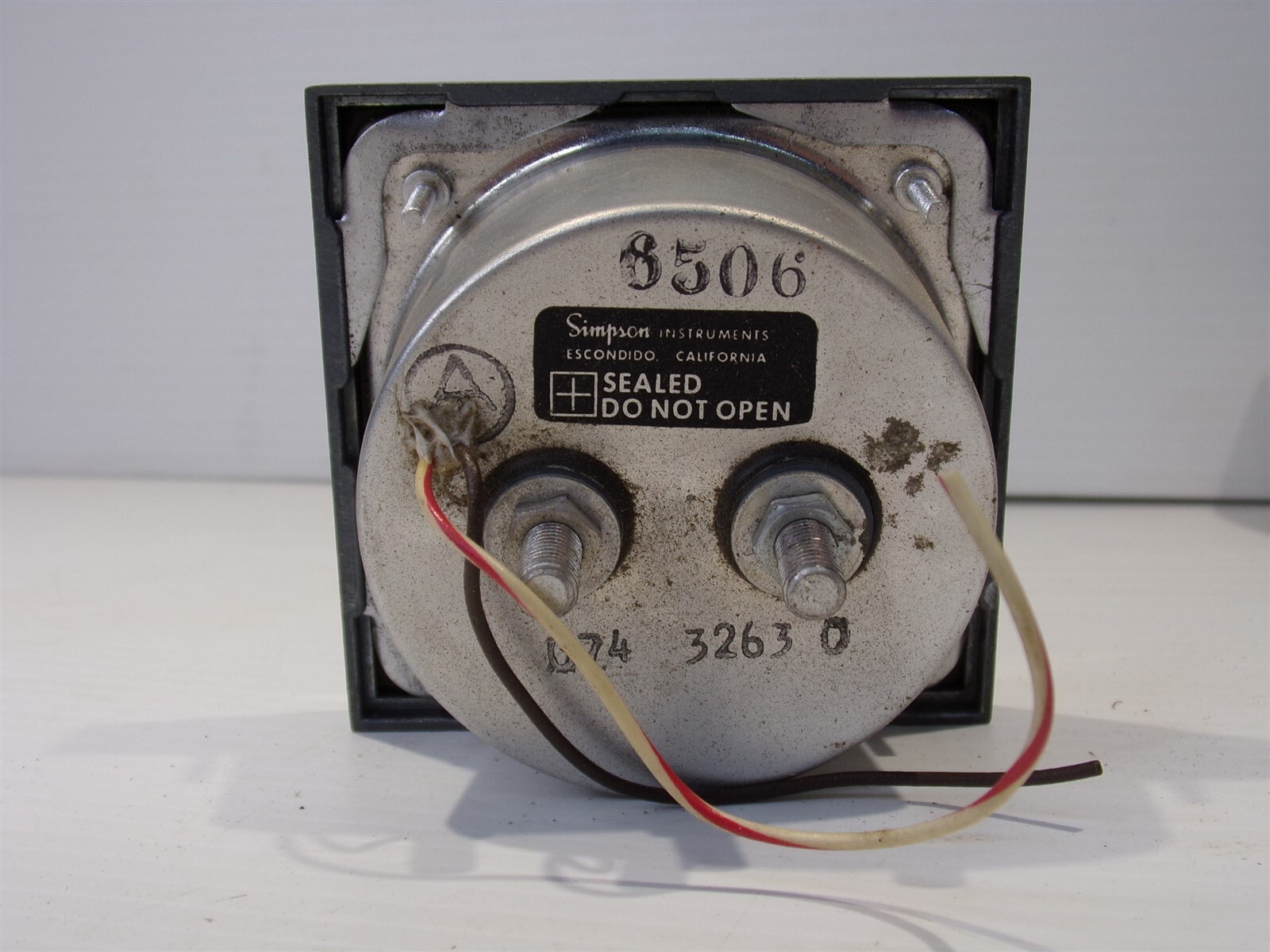 Simpson Instruments Panel Meter Microns 074 3263 0 NORS