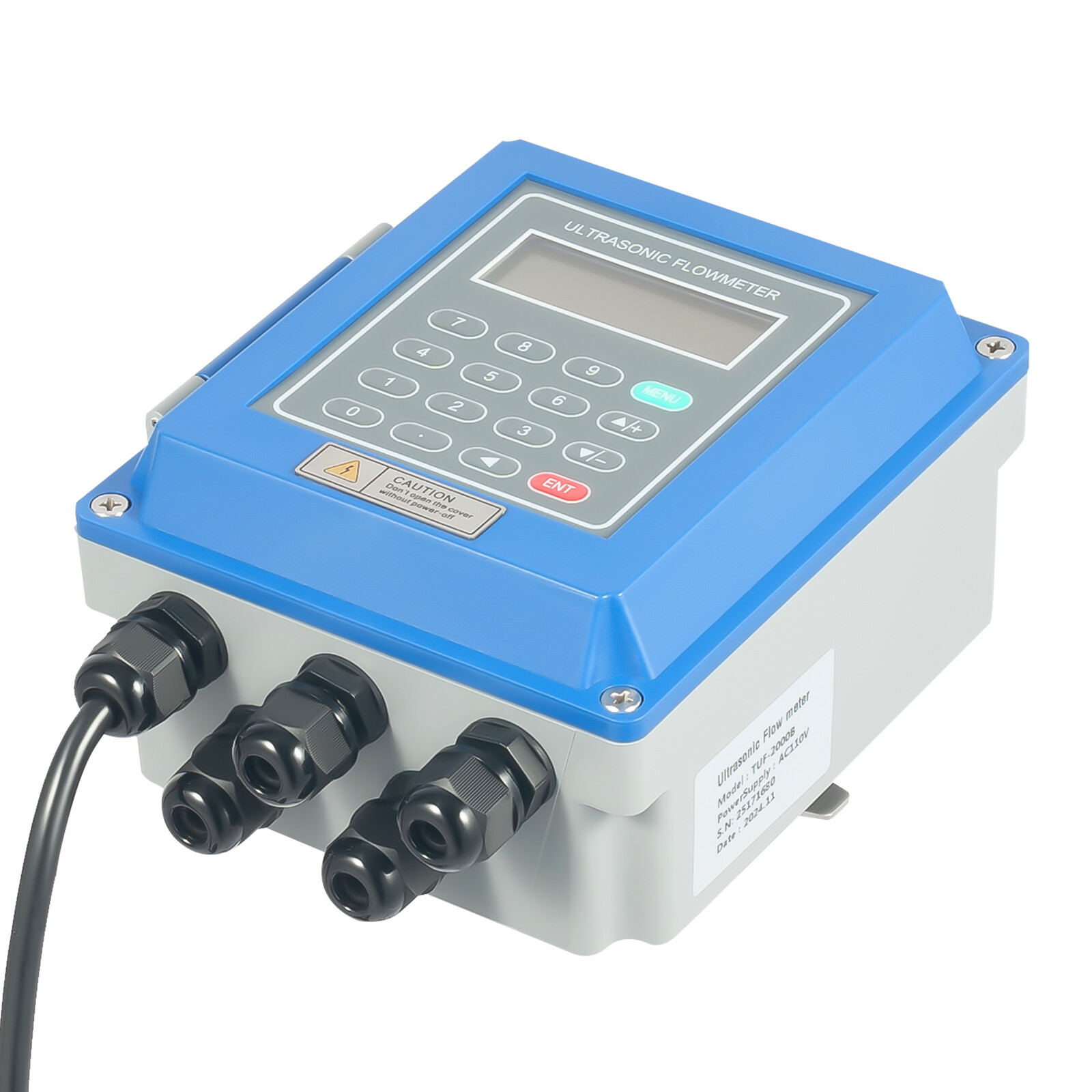 TUF-2000B Ultrasonic Flow Meter DN20-700mm Liquid Flowmeter +TM-1 & TS-2 Sensor