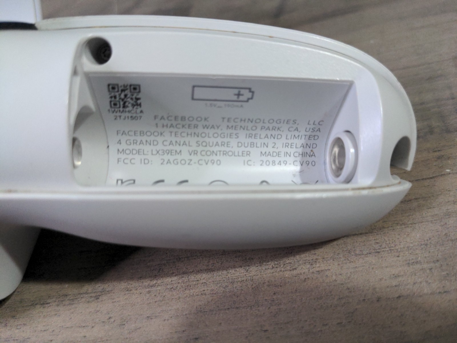 Left Meta Oculus Quest 2 VR Controller - LEFT Controller ONLY