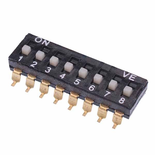 10 x 8 Way SMD DIL Switch 2.54mm
