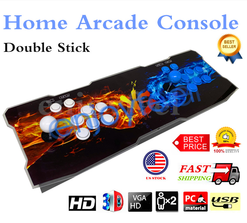 26800 In 1 Player Box 3D Retro Video Games Double Stick Home Arcade Console H