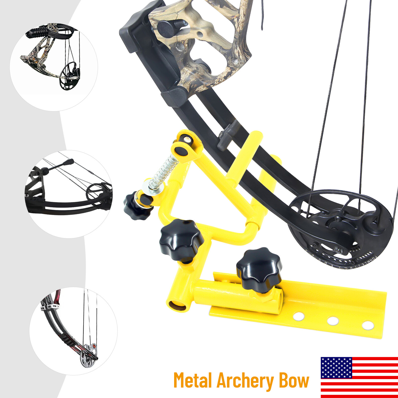 Archery Bow Vise String Level Combo Tuning String Level Shooting Tool Adjustable