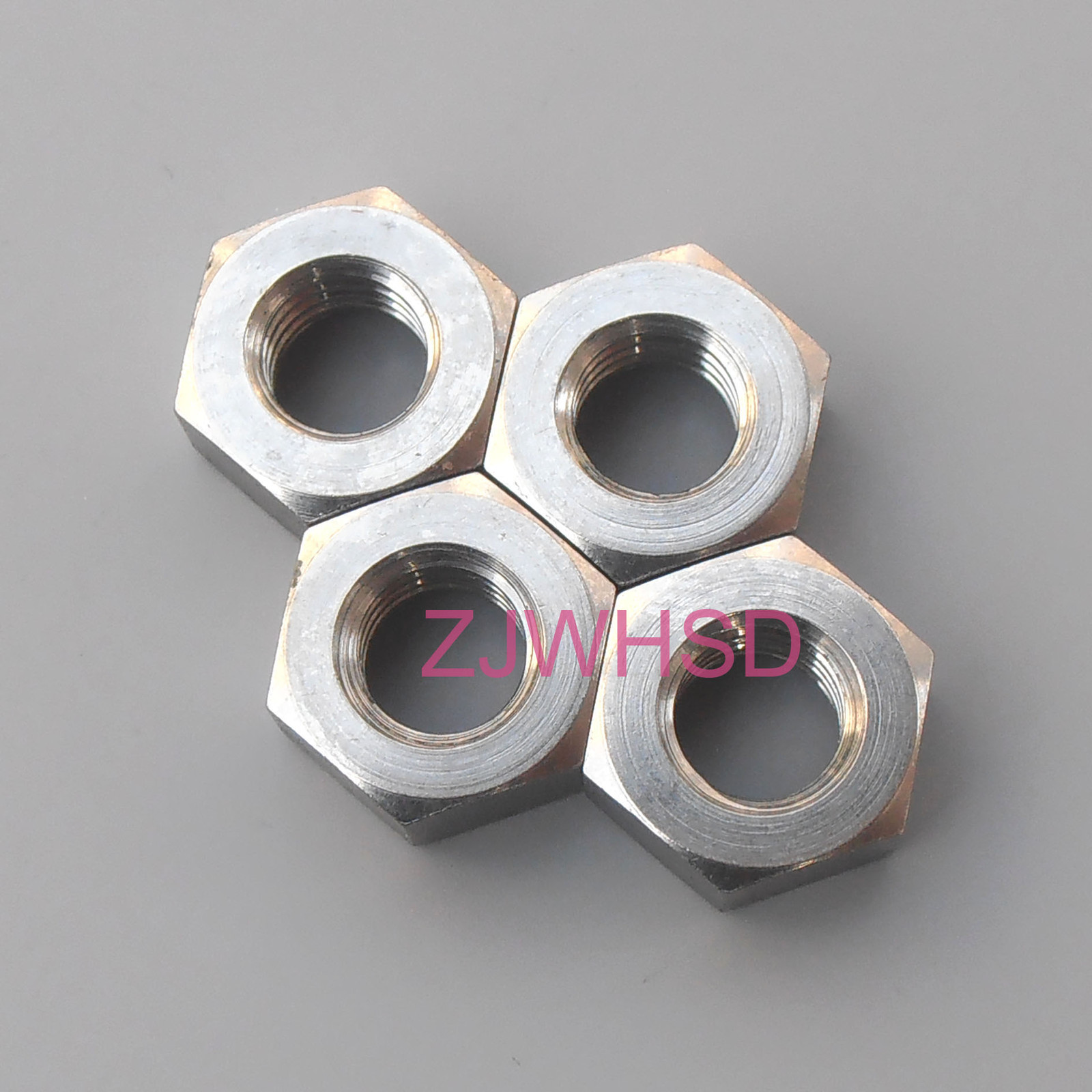 4pcs M6 Ti Titanium Hex Nut / Pro Aerospace Grade for Bike Motorcycle Car Boat