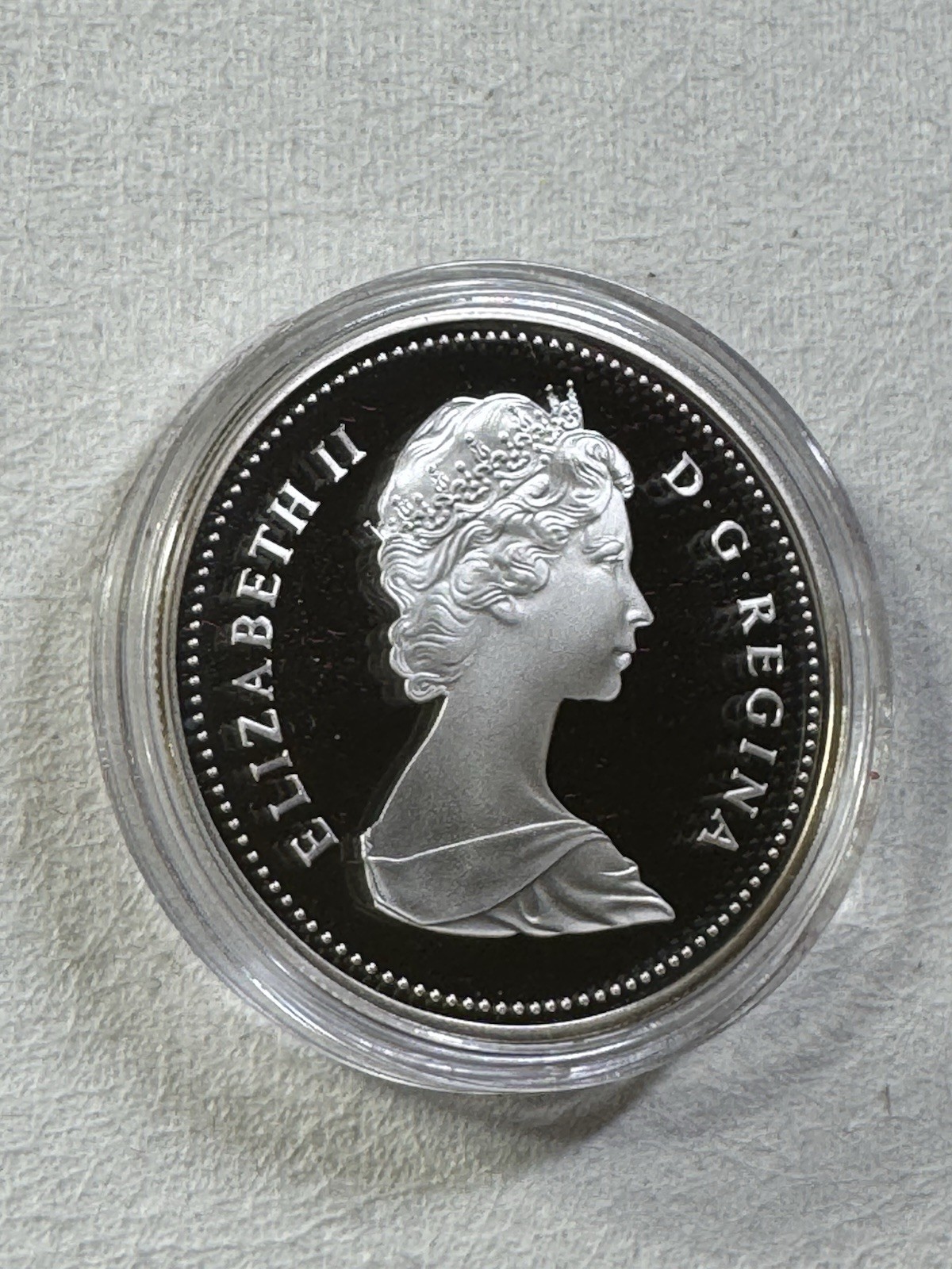 1984 Canada 1 Dollar Silver Proof Coin Toronto