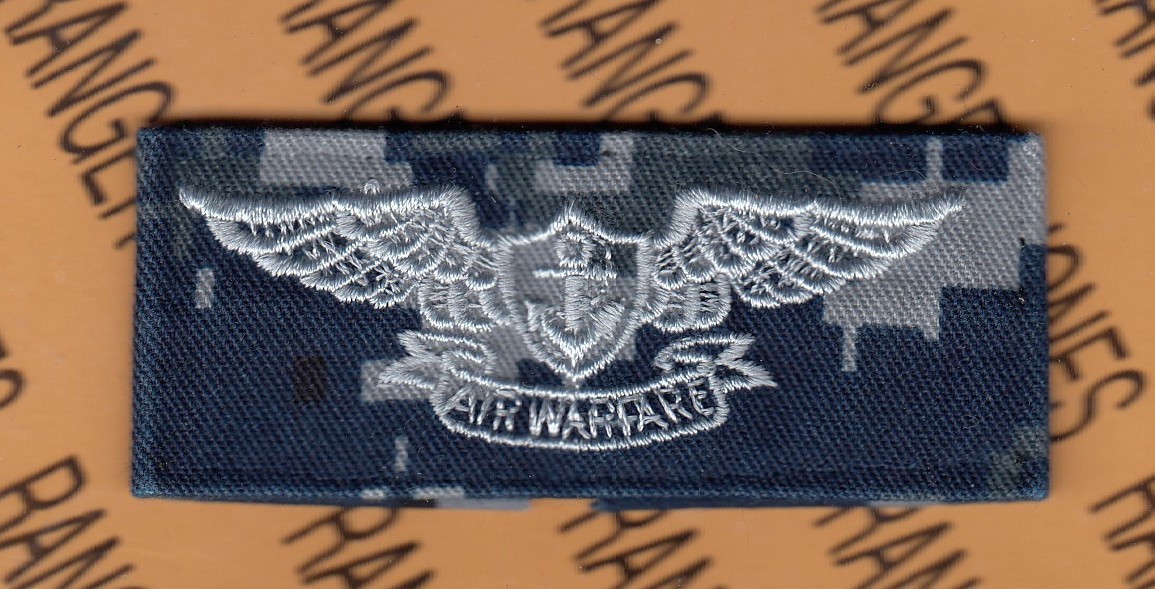 USN NAVY Enlisted Aviation Warfare Specialist Digital Qualification cloth patch