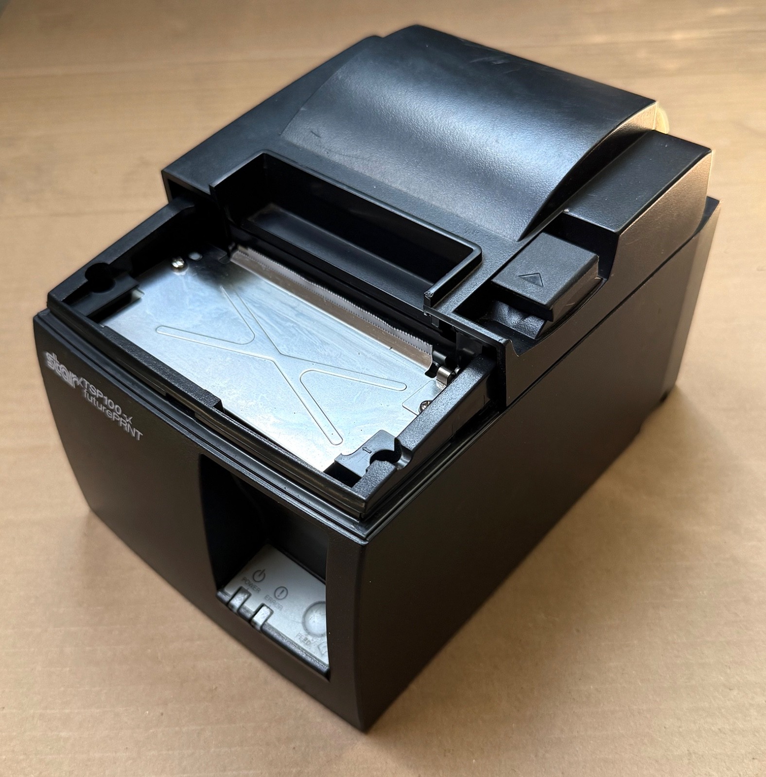 Star Micronics TSP100 FuturePRNT Thermal Receipt Printer • Missing Front Cover