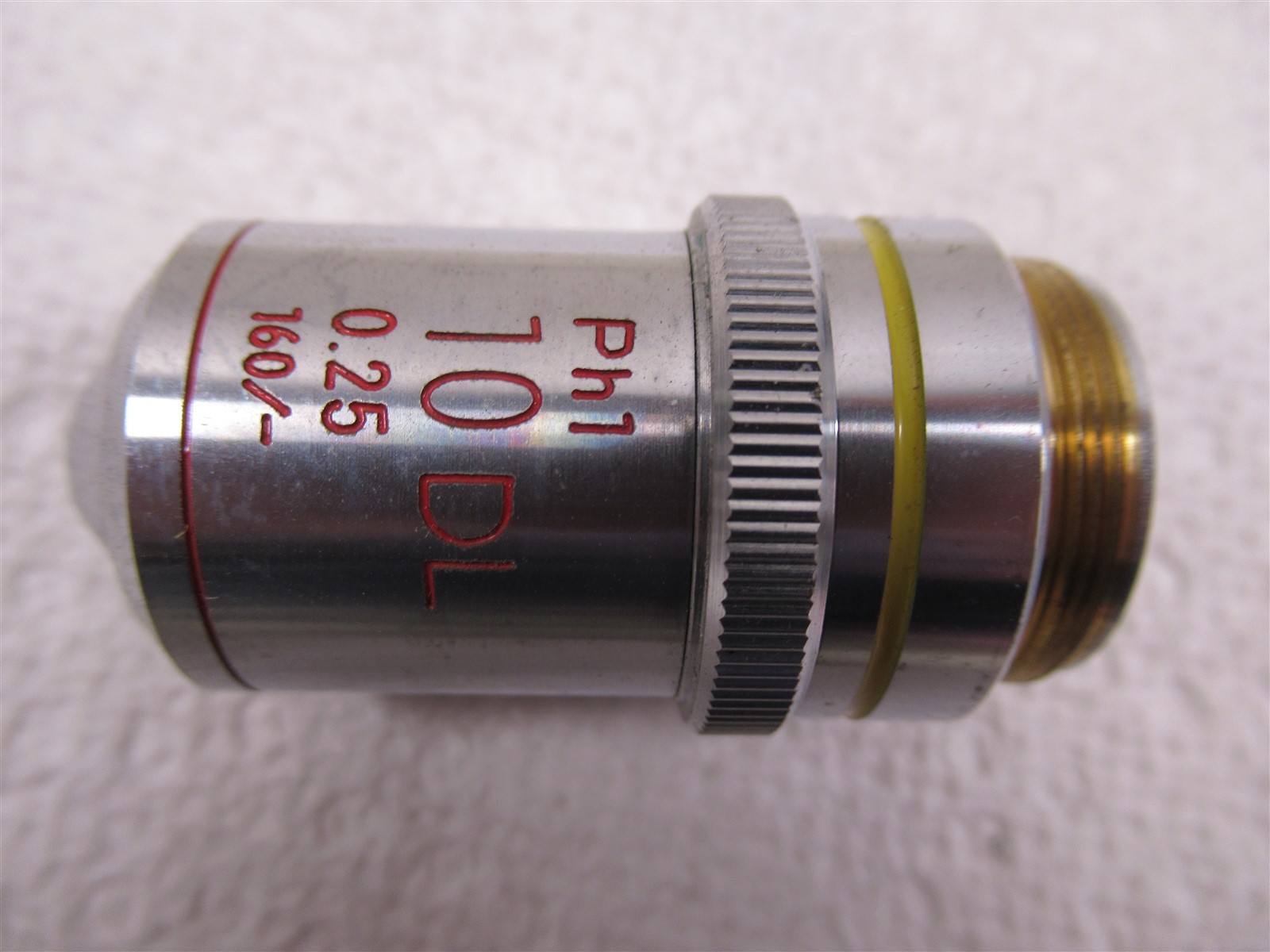 Nikon Ph1 10x DL 0.25 160mm Microscope Objective Lens Phase Contrast