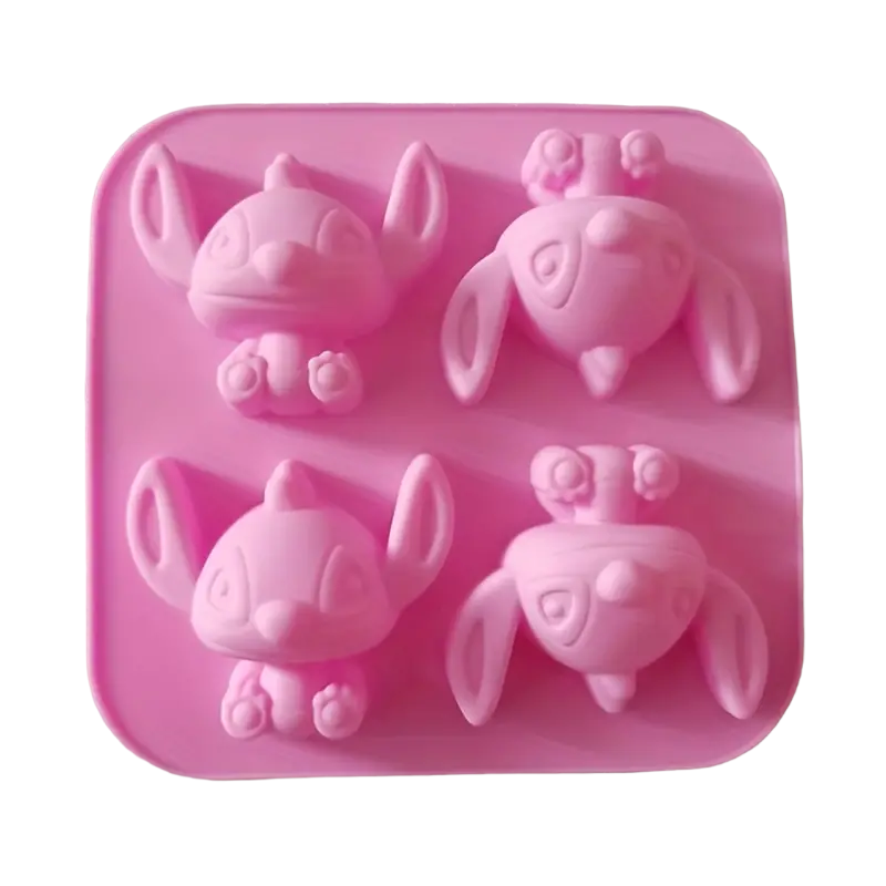 4 Cube Blue Koala Silicone Ice Cube Tray / Treat Mold Bakeware - New
