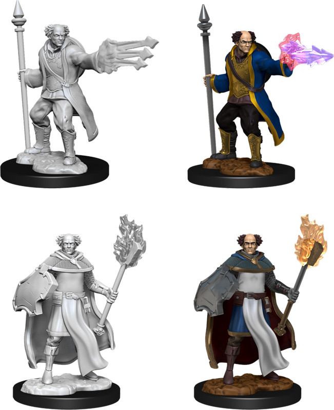 D&D Nolzur's Marvelous Unpainted Miniatures: Male Multiclass Cleric + Wizard