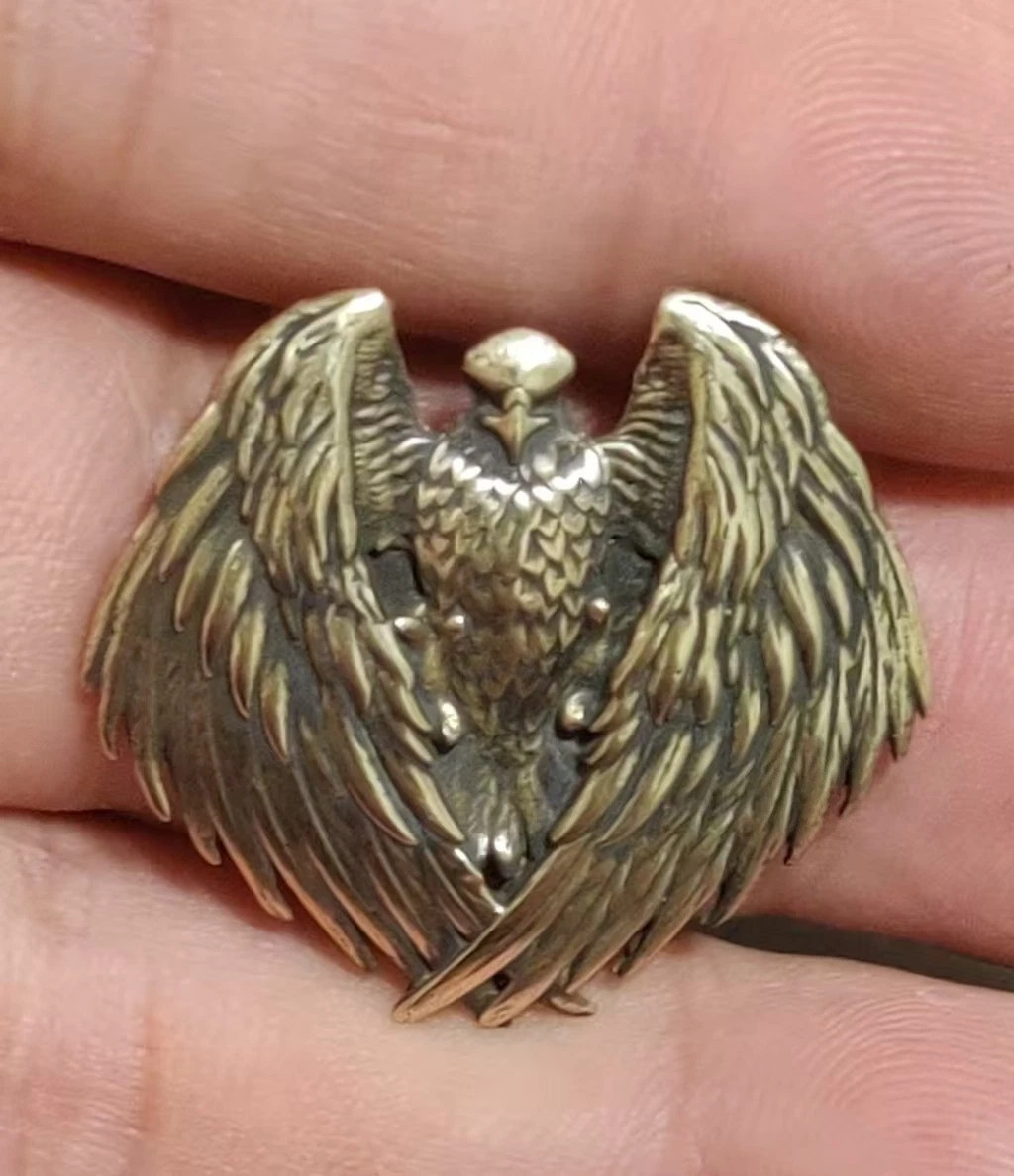 1 Piece Brass Winged Eagle Sticker DIY Lighter Decoration Accessories