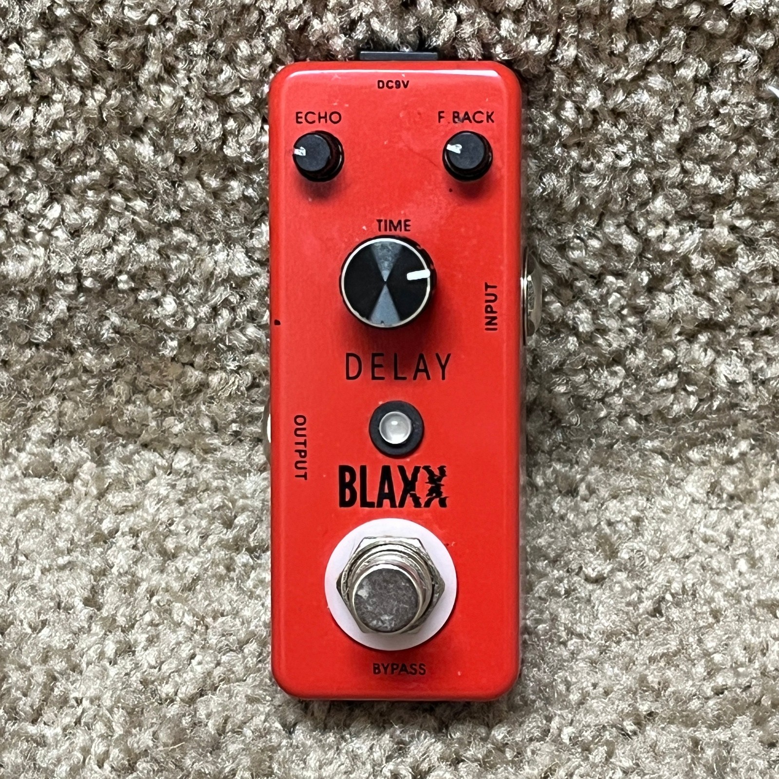 Blaxx Delay Pedal Red Mini