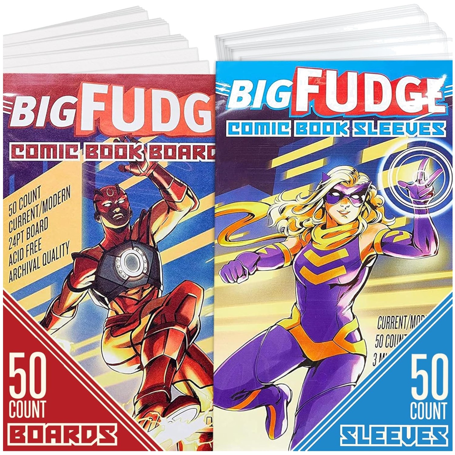 Acid-Free Comic Book Bags & Boards Set