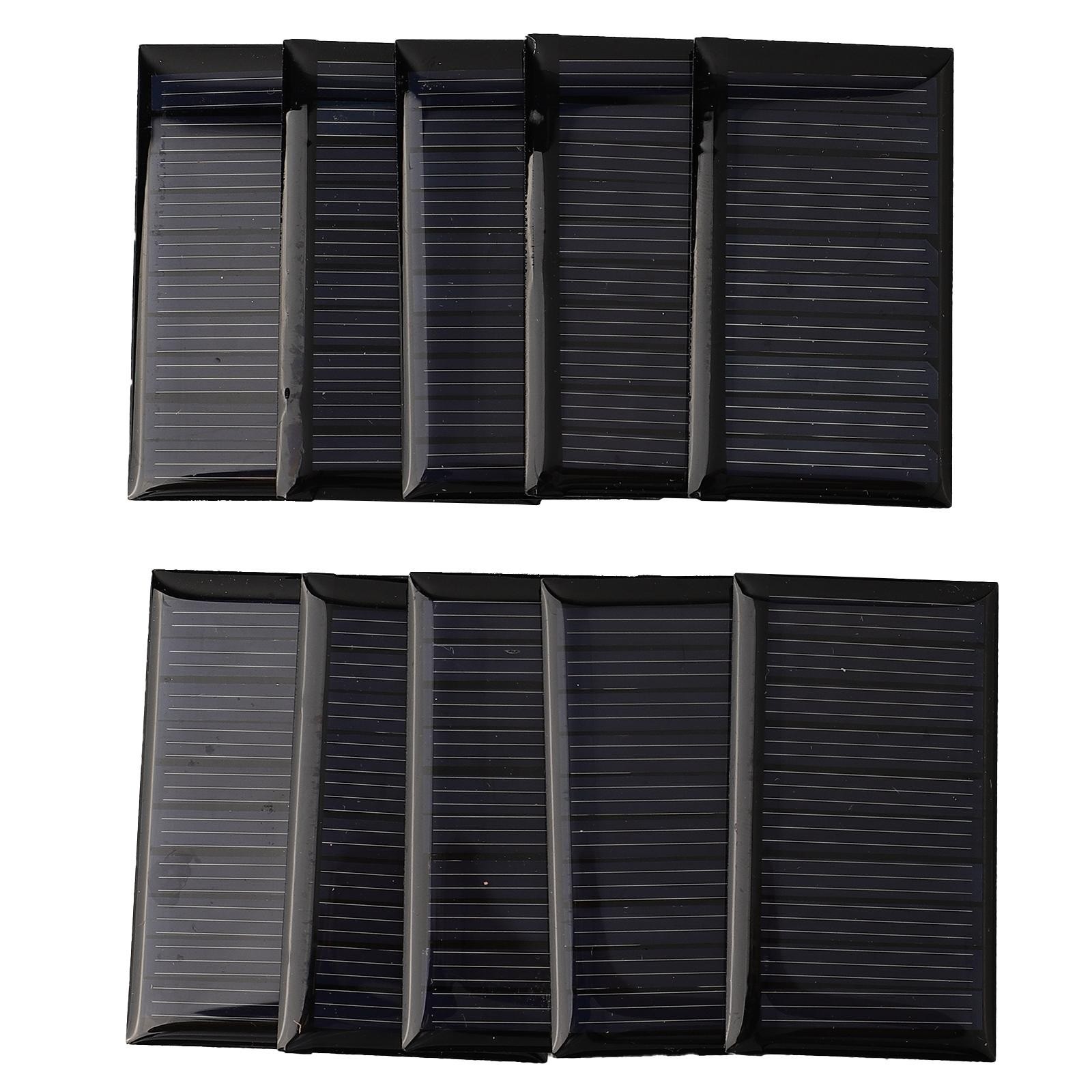 10Pcs Small Solar Panels Kit 5V 30mA for DIY Electronics Projects