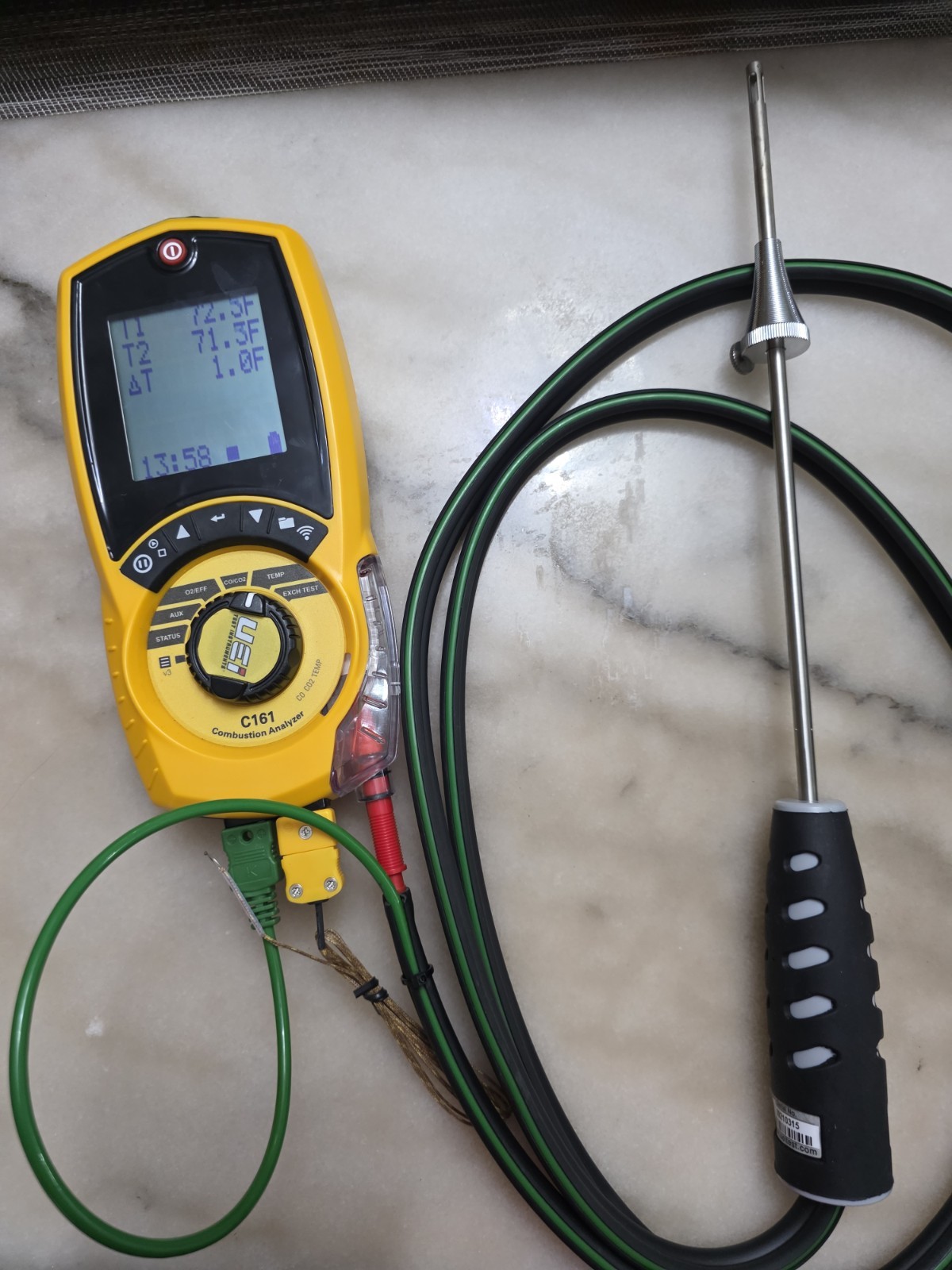 UEi C161C Residential Combustion Analyzer kit.