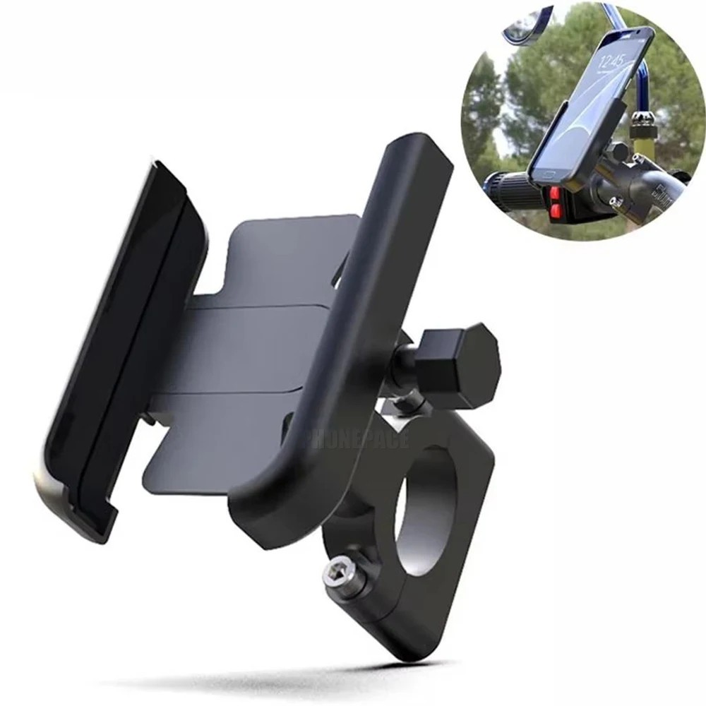 M1 Aluminum Motorcycle Bicycle Phone Holder Handlebar Mount GPS Navigation