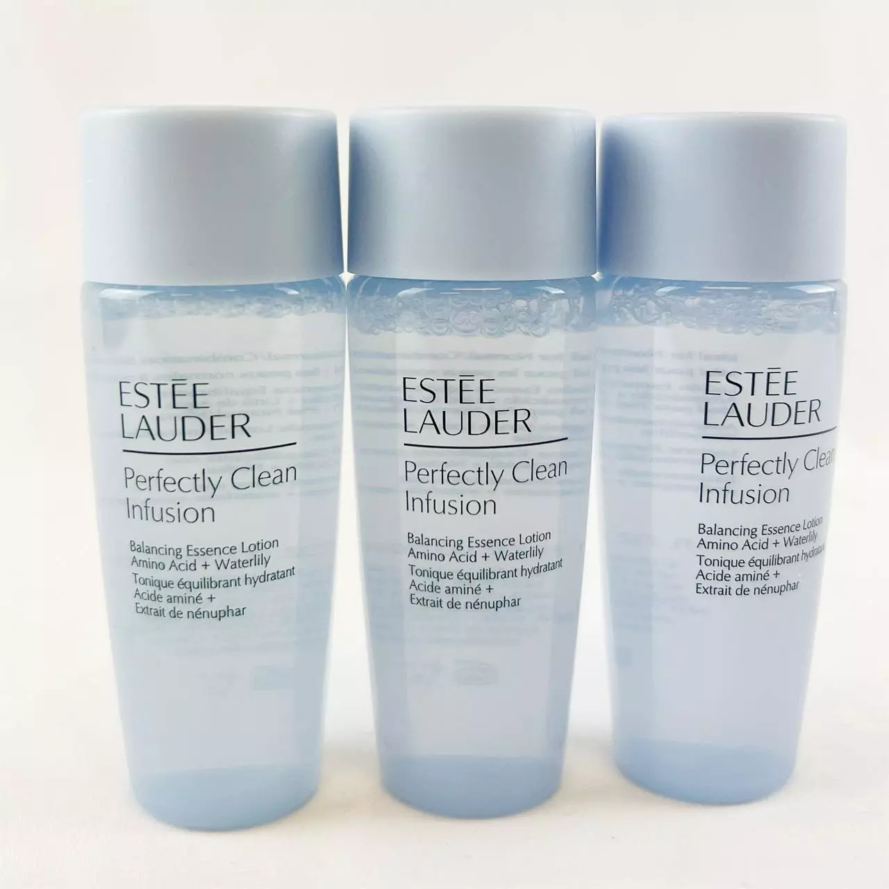 3 x Estee Lauder Perfectly Clean Infusion Balancing Essence Treatment Lotion 1oz