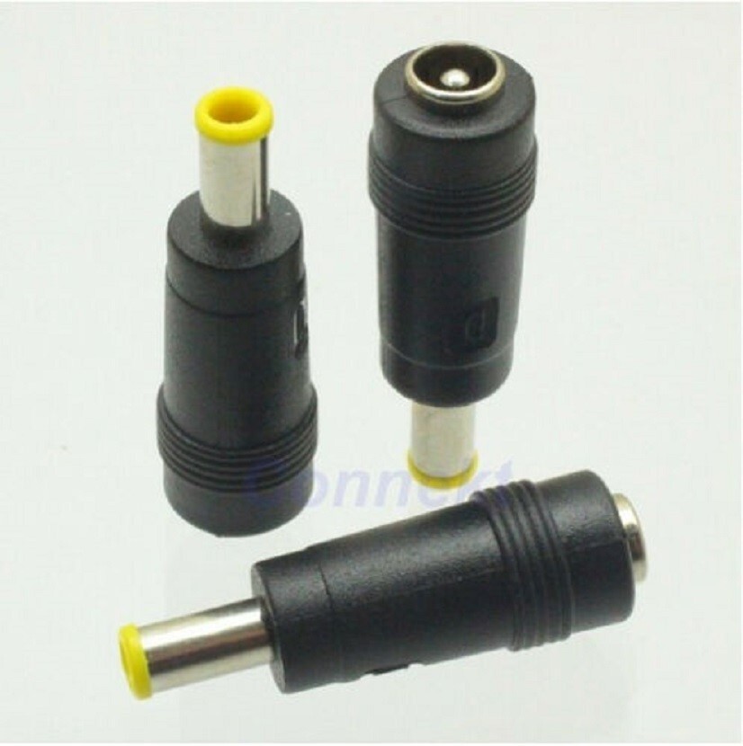 x5 DC Power 5.5x2.1mm Female Jack to 5.0x3.0mm Male Plug Adapter Converters (B)