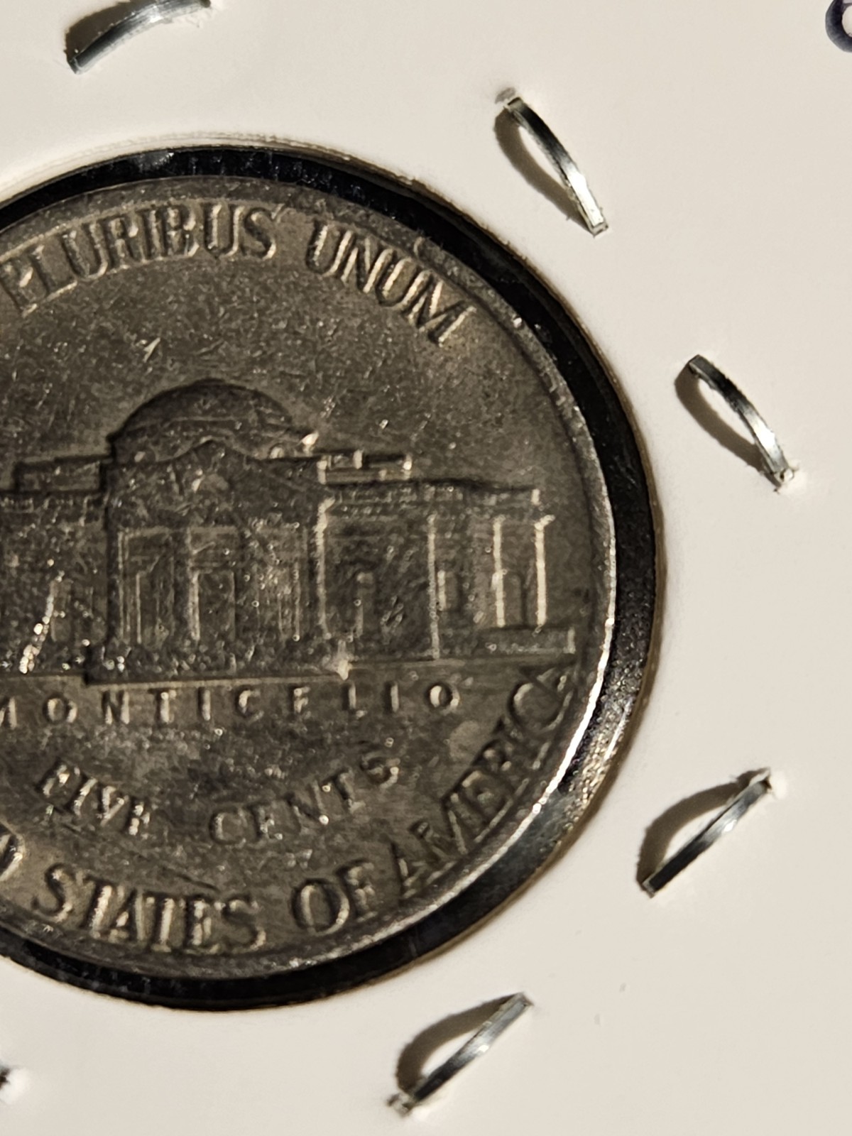 1977 Jefferson Nickel Errors No Mint Mark, (VF)
