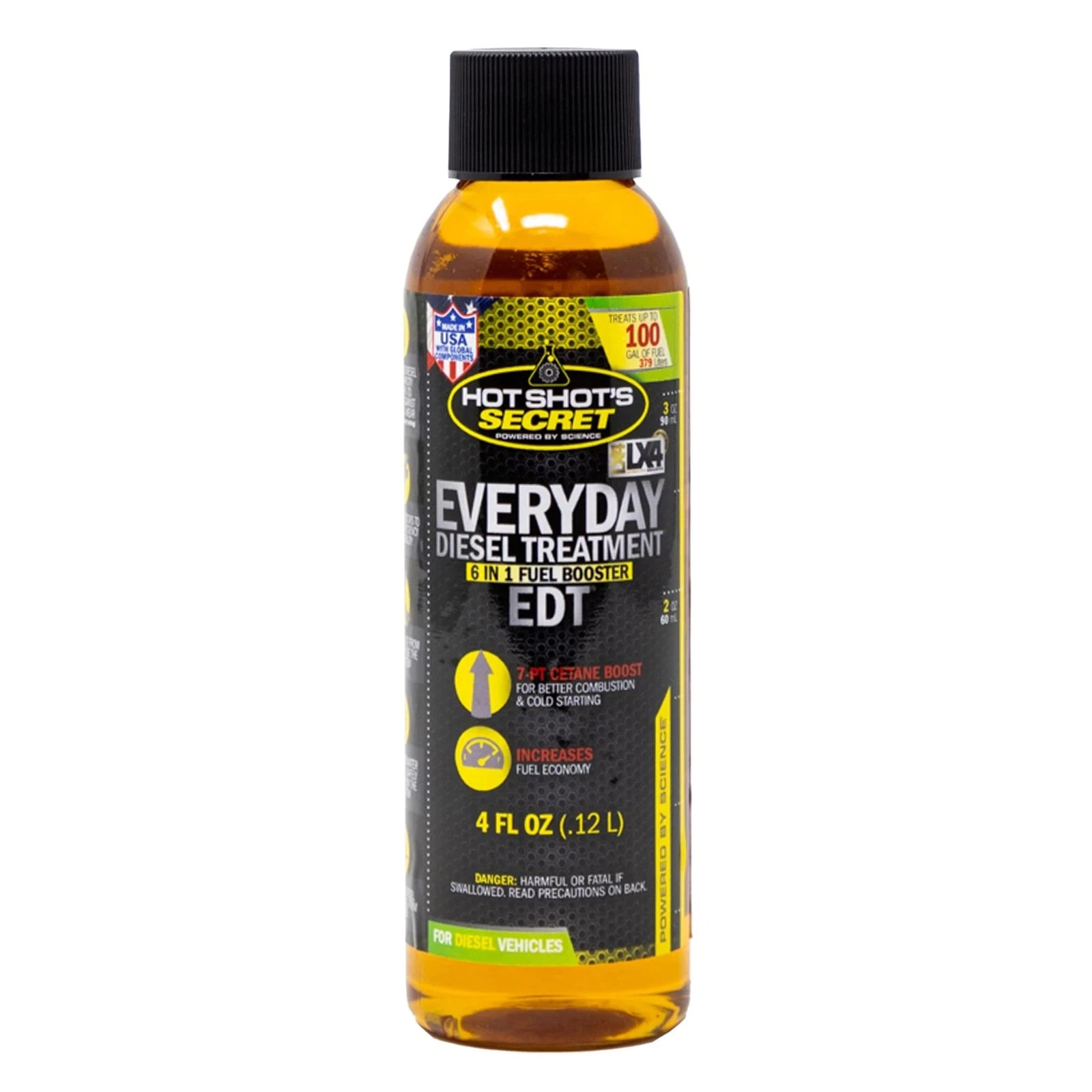 HOT SHOTS Hot Shots Secret EDT Everyday Diesel Treatment 4 Fluid Ounce Bottle*