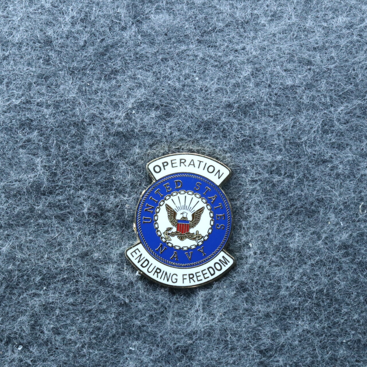 Military Hat Pin: U.S. Navy Operation Enduring Freedom [1"]