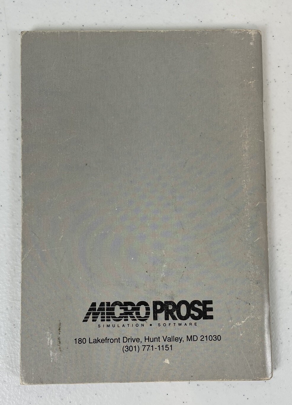 Vintage Microprose Project Stealth Fighter Manual Commodore 64 (1987) Video Game