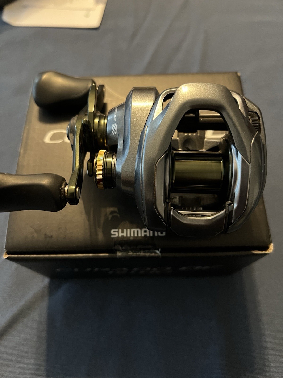 Shimano Curado DC 151HG Baitcast Reel Gray Black Baitcasting Fishing Reel 151HG