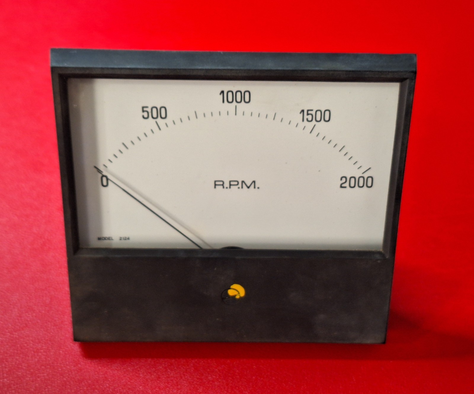 SIMPSON 2124 Analog Panel Meter 0-2000 RPM - Made in USA - NEW