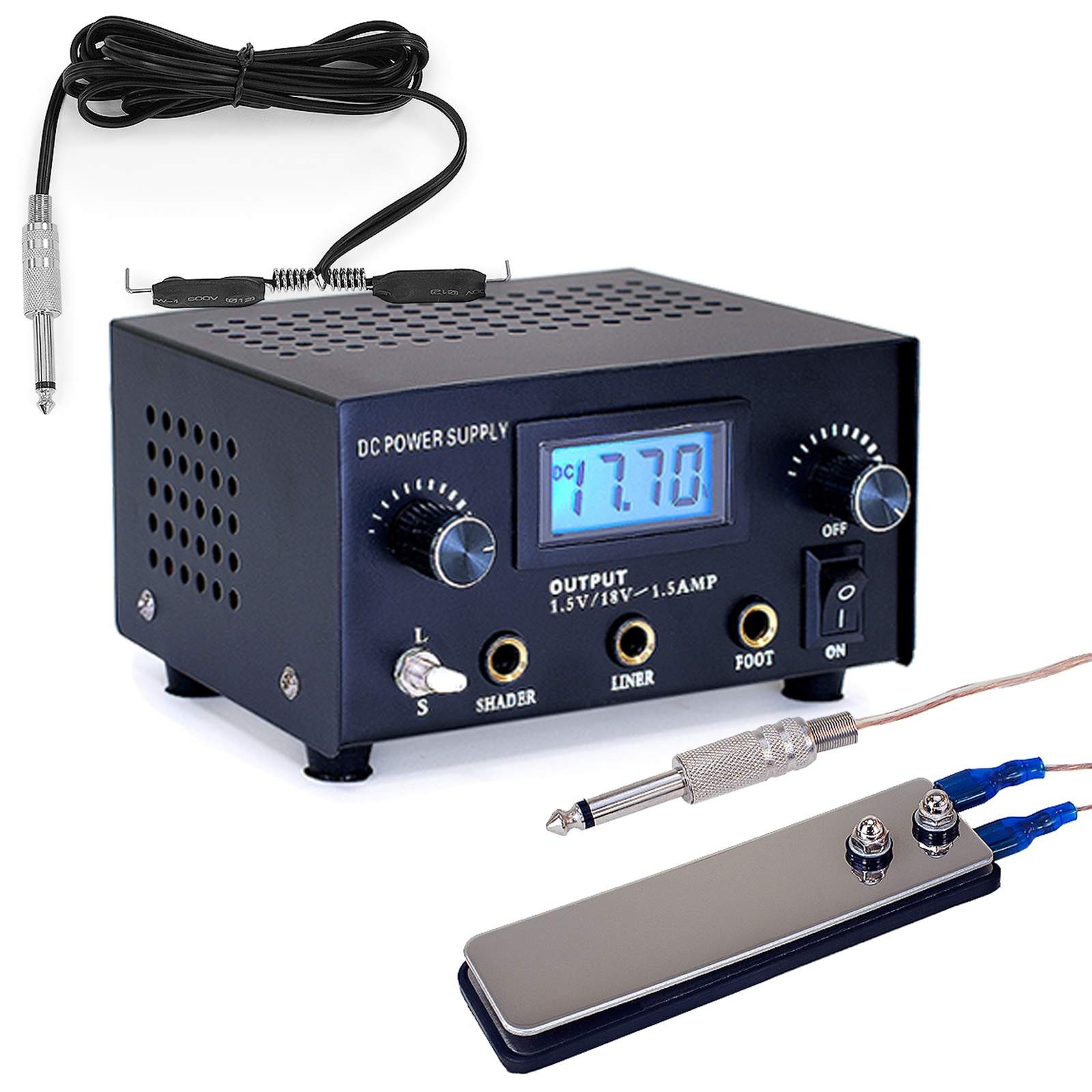 Complete Professional Tattoo Kit - Machine Equipment Set