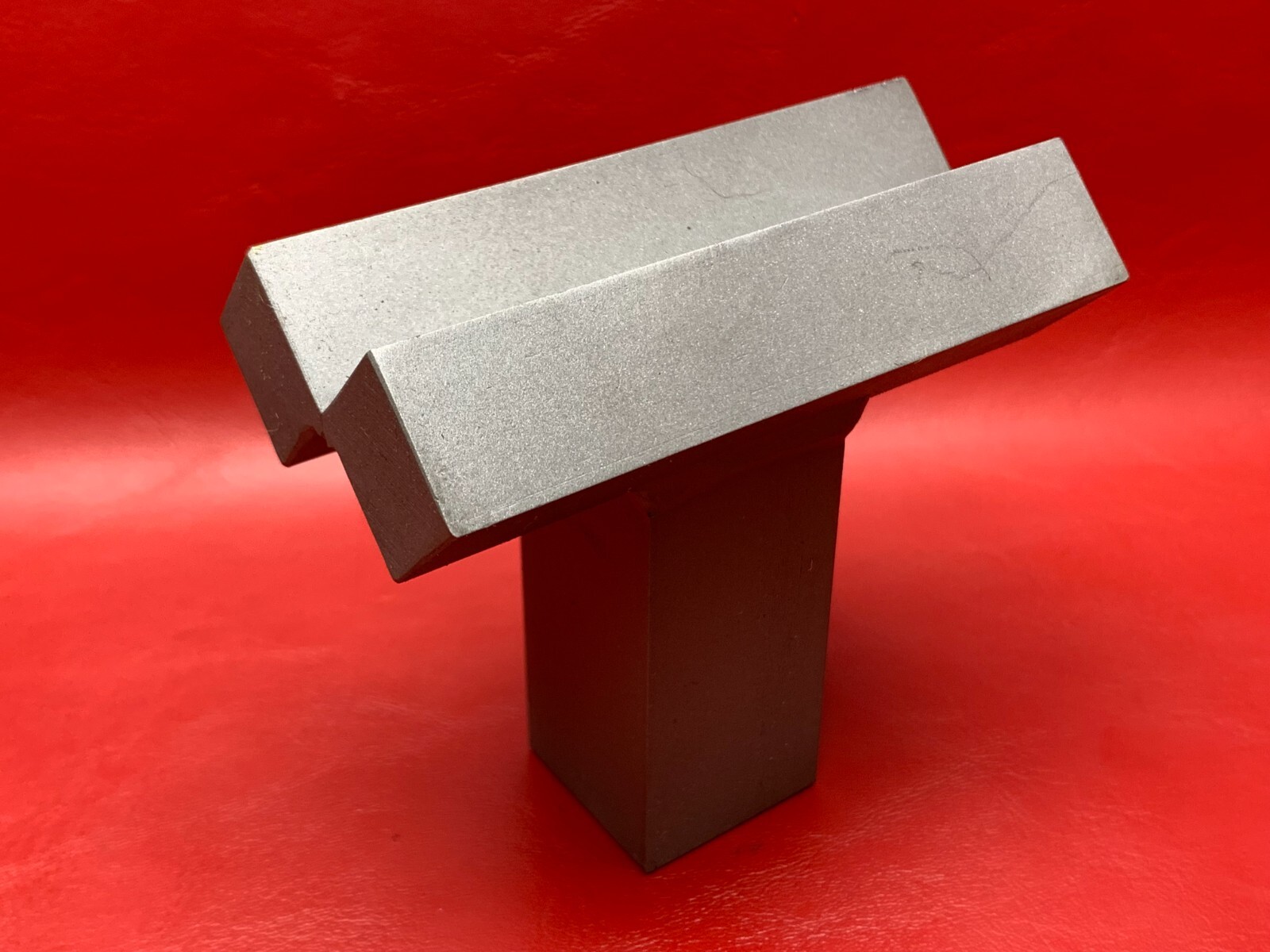 1-1/4” Hardy V Bottom Fuller Leaf Creasing Tool Blacksmith Anvil Raw Sandblasted