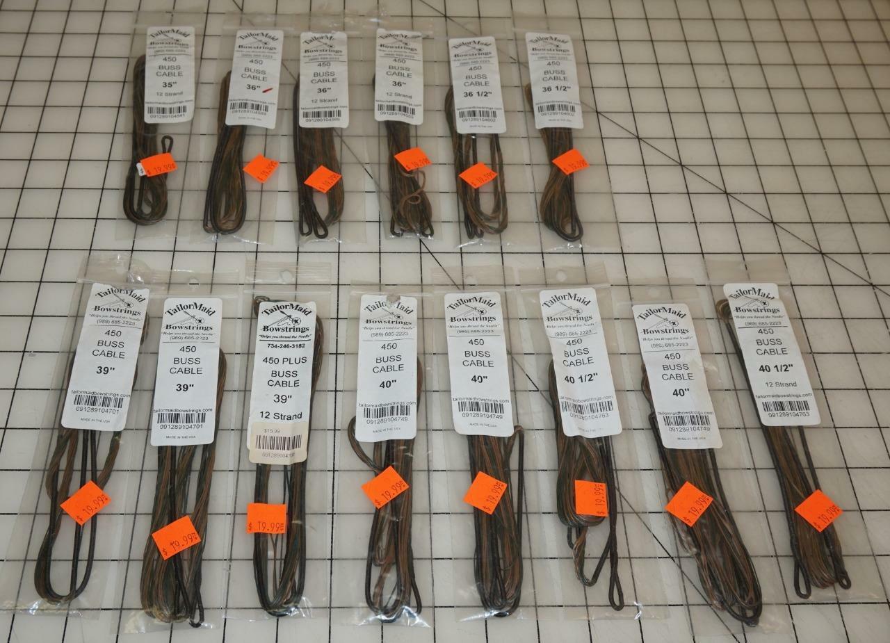 Tailor Maid Bowstrings 450 BUSS CABLE New! Multiple sizes You Pick!