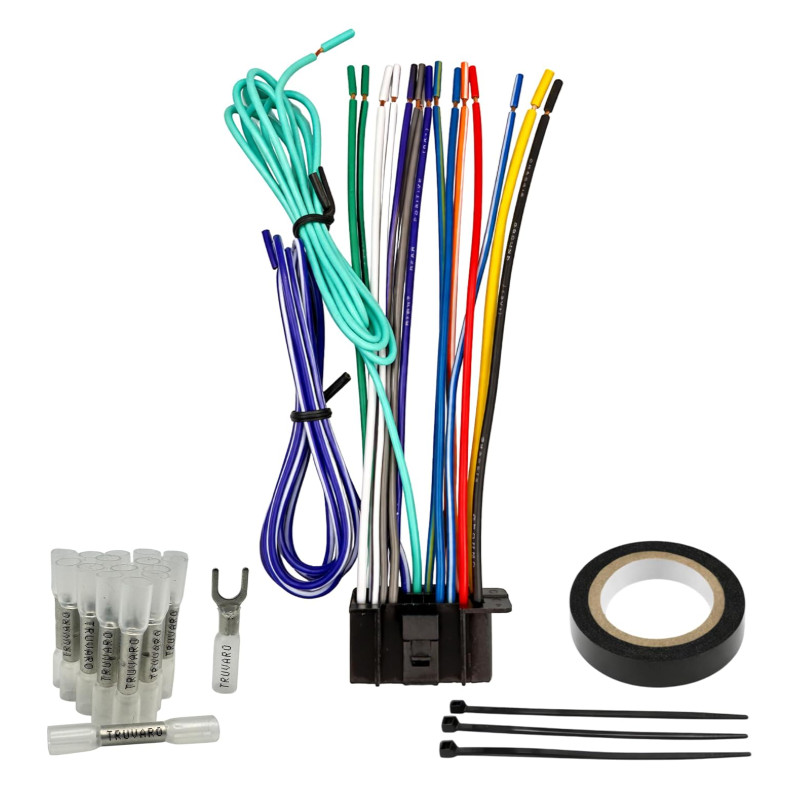 POWER WIRE HARNESS FOR KENWOOD DNX-9980HD DNX9980HD KIT WITH CONNECTORS