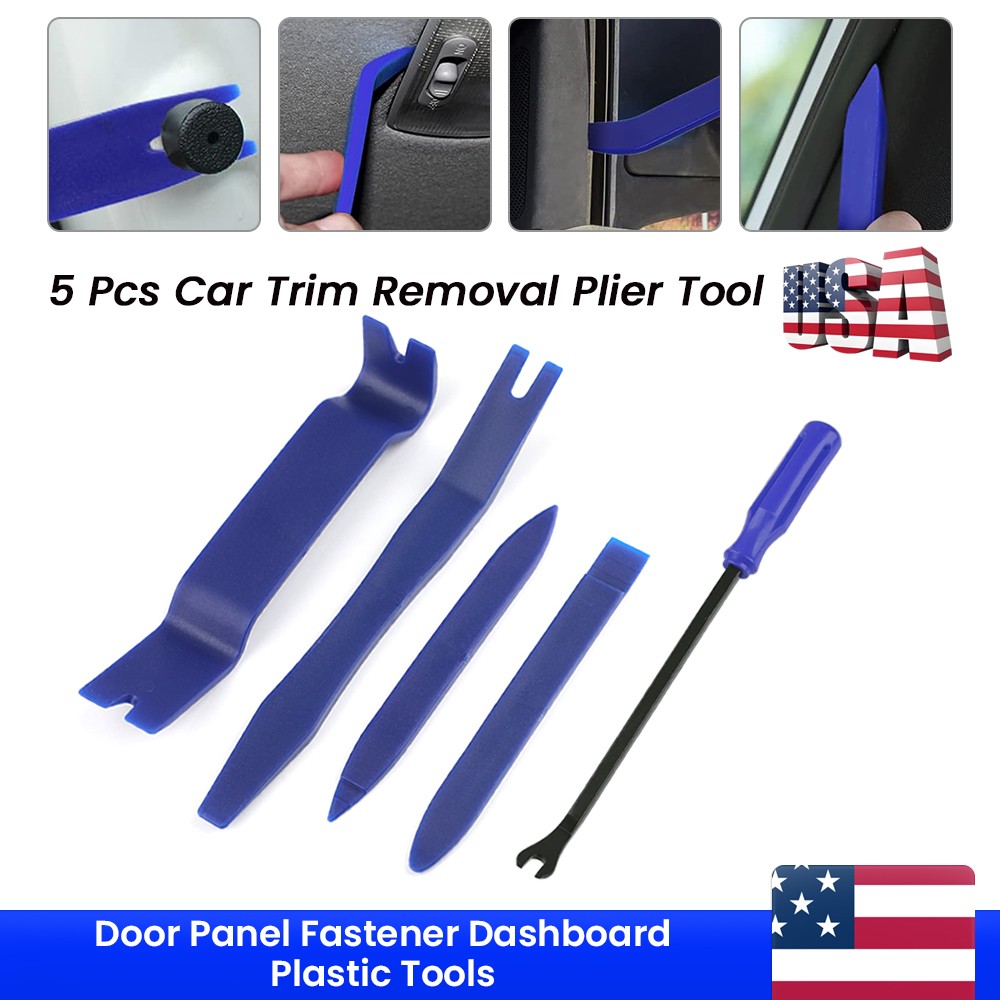 5pcs Kit Auto Trim Removal Werkzeug Türverkleidung Befestigung Dashboard Plastik