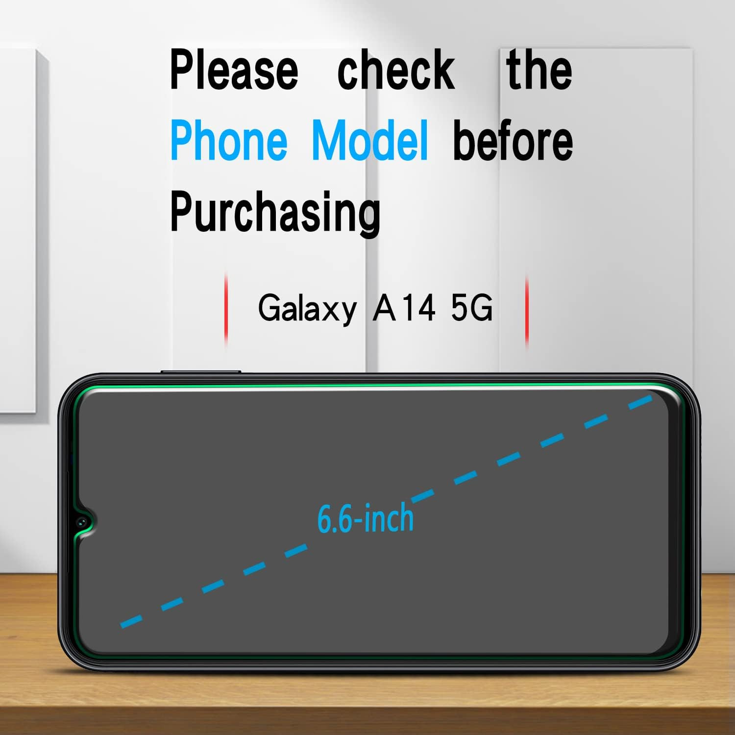 Protector De Pantalla De Vidrio Templado Para Galaxy A14 5G